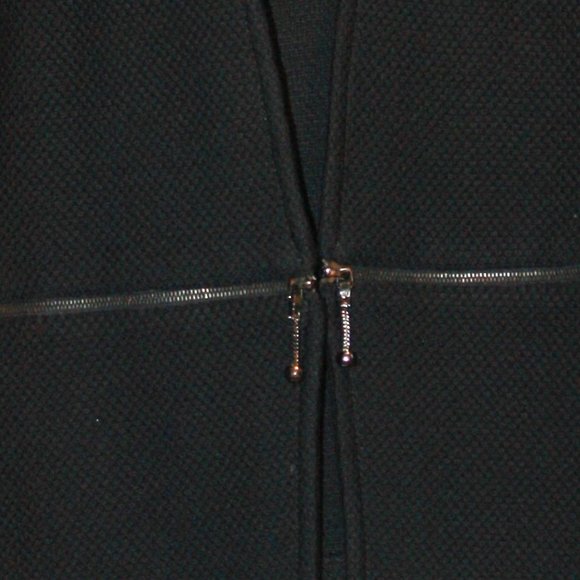 ST JOHN Black Honeycomb Wool Blend Blazer 🌵 4 - Picture 4 of 13